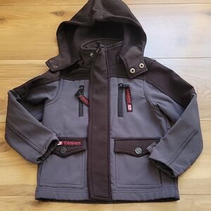 Canada Weather Gear Kids Black & Gray Jacket Size 4